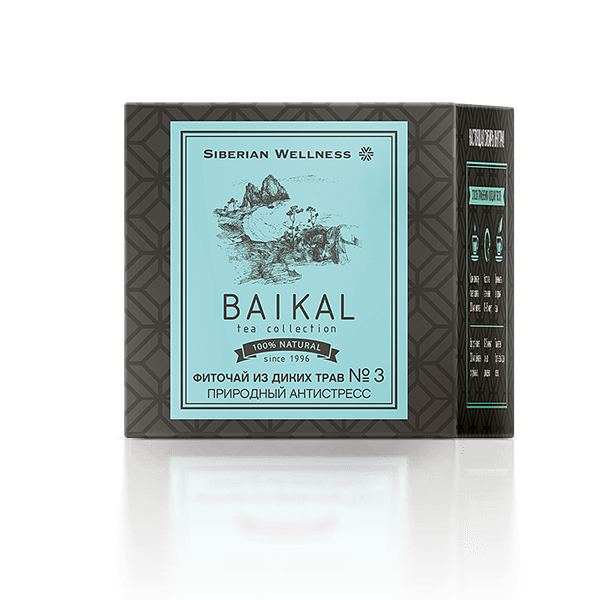 Фиточай из диких трав № 3 (Природный антистресс) - Baikal Tea Collection